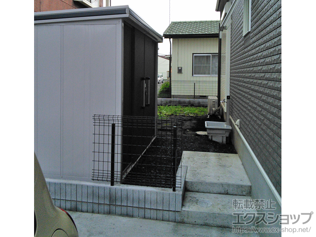栃木県宇都宮市のの物置・屋外倉庫 エルモ 一般型（LMD-2511） 施工例