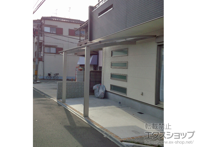 大阪府大東市ののサイクルポート・駐輪場 レイナポートグランミニ 積雪〜20cm対応 施工例