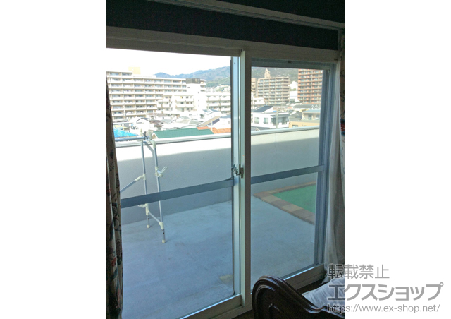 兵庫県神戸市のの二重窓（内窓） インプラス ダストバリア仕様 引違い窓 2枚建 施工例