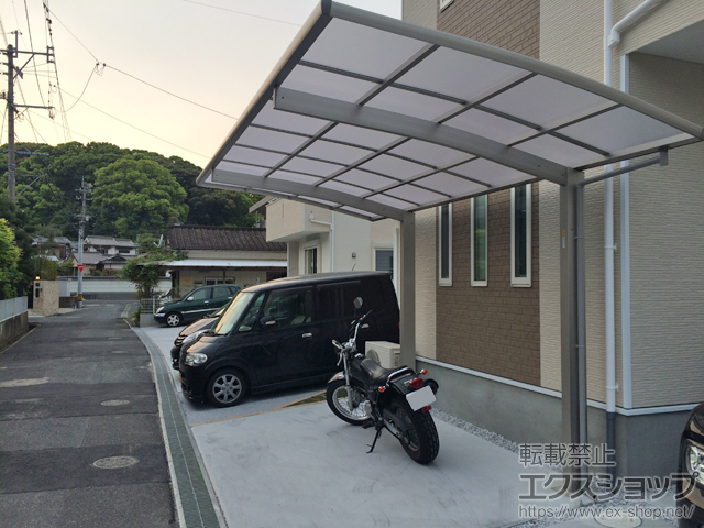 福岡県北九州市ののカーポート プレシオスポート 積雪〜20cm対応 施工例