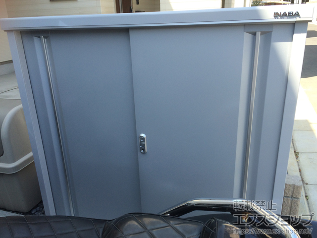 東京都江戸川区のの物置・屋外倉庫 シンプリー 一般型 1320×515×1303(MJX-135CP FS) 施工例