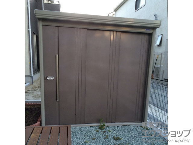 宮城県岩沼市のの物置・屋外倉庫 Mr.ストックマンダンディ 一般型(ND-2215 B) 施工例