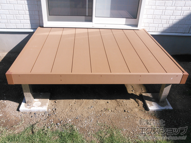 茨城県土浦市ののウッドデッキ リウッドデッキ 200 施工例