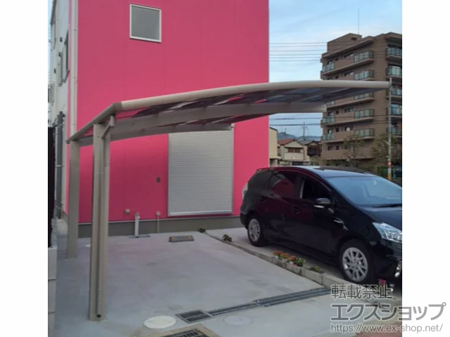 大阪府交野市のYKKAPのカーポート レイナポートグラン　積雪～20cm対応 施工例