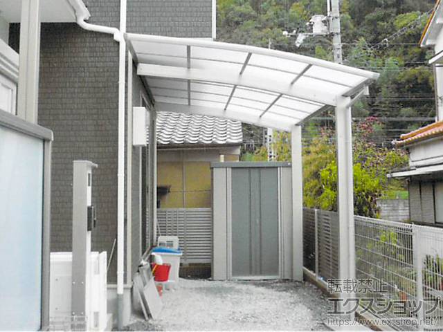 京都府八幡市ののカーポート プレシオスポート 積雪〜20cm対応 施工例