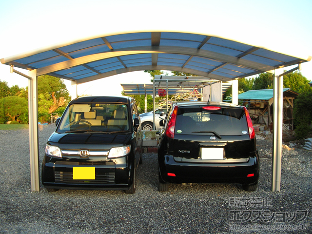 栃木県下都賀郡壬生町ののカーポート レイナツインポートグラン　積雪〜20cm対応 施工例