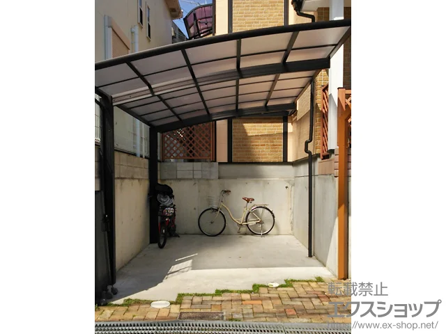 兵庫県有田郡有田川町のYKKAPのカーポート レイナポートグラン 積雪〜20cm対応 施工例