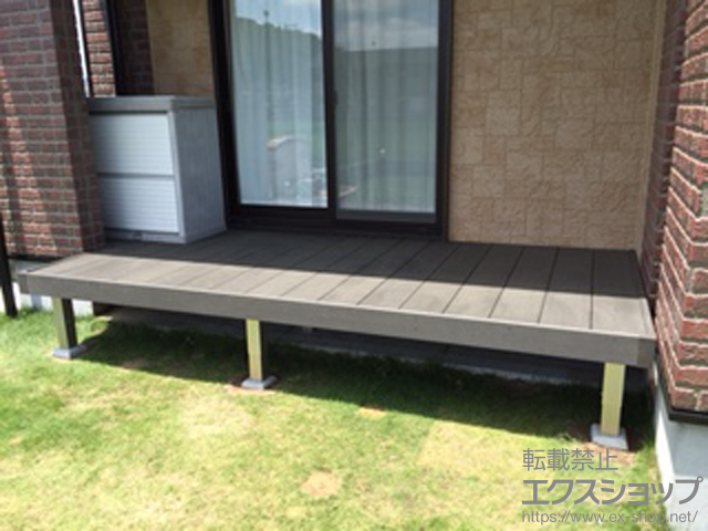 福岡県飯塚市ののウッドデッキ リウッドデッキ 200 施工例