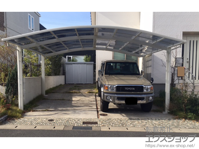 大分県大分市ののカーポート レイナツインポートグラン　積雪〜20cm対応 施工例
