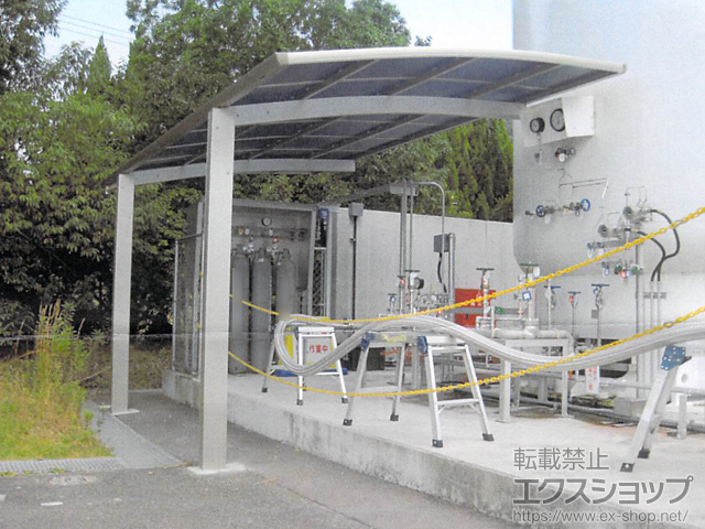 広島県竹原市ののカーポート プレシオスポート 積雪〜20cm対応 施工例