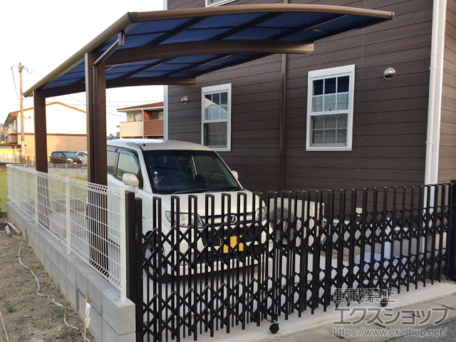 福岡県福岡市ののカーポート プレシオスポート 積雪〜20cm対応 施工例