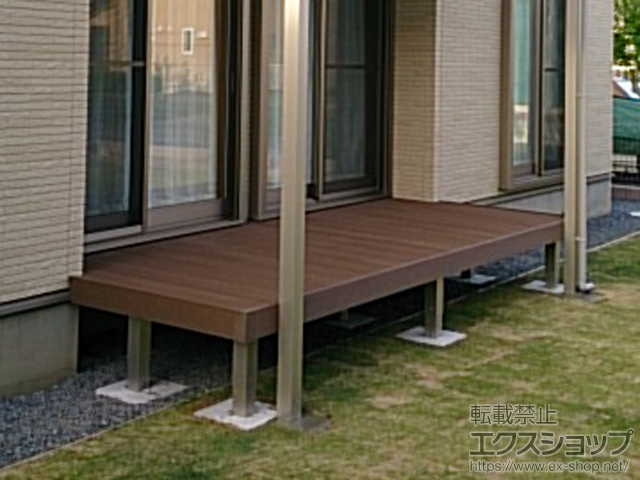 茨城県龍ケ崎市ののウッドデッキ リウッドデッキ 200 施工例