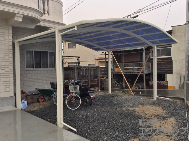 山口県岩国市ののカーポート レイナツインポートグラン　積雪〜20cm対応 施工例