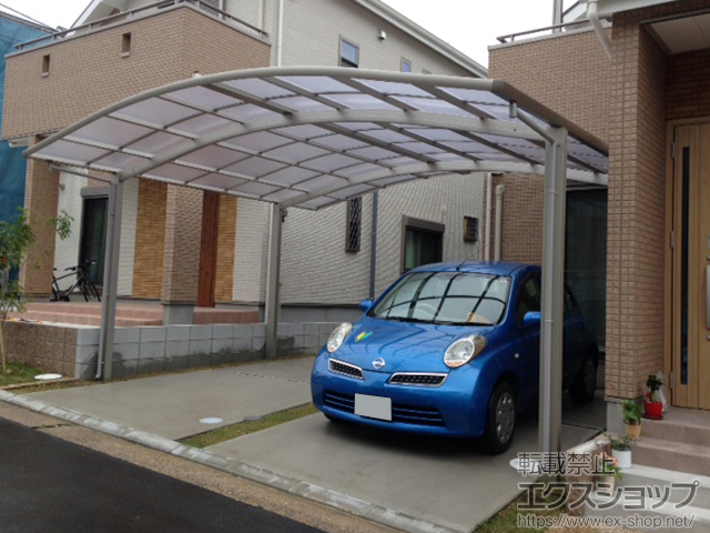 奈良県生駒市ののカーポート レイナツインポートグラン　積雪〜20cm対応 施工例