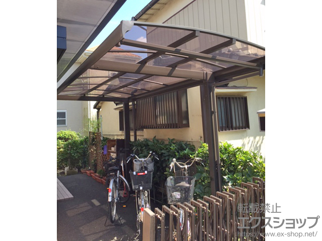 埼玉県さいたま市ののサイクルポート・駐輪場 キューブポート ミニ 積雪〜20cm対応 施工例