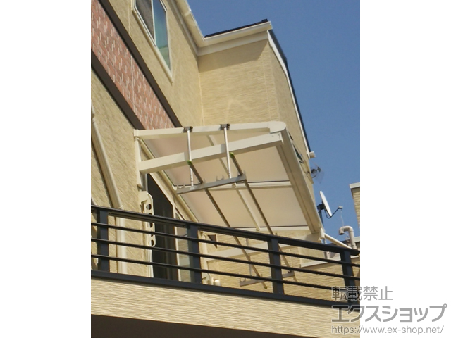 神奈川県川崎市のの立水栓・ガーデンシンク ヴェクターテラス F型 ルーフタイプ 単体積雪〜20cm対応＋吊下げ物干し 施工例