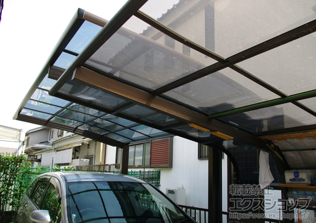 神奈川県横浜市ののカーポート プレシオスポート 積雪〜20cm対応 施工例