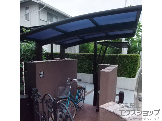 奈良県北葛城郡広陵町ののサイクルポート・駐輪場 レイナポートグランミニ 積雪〜20cm対応 施工例