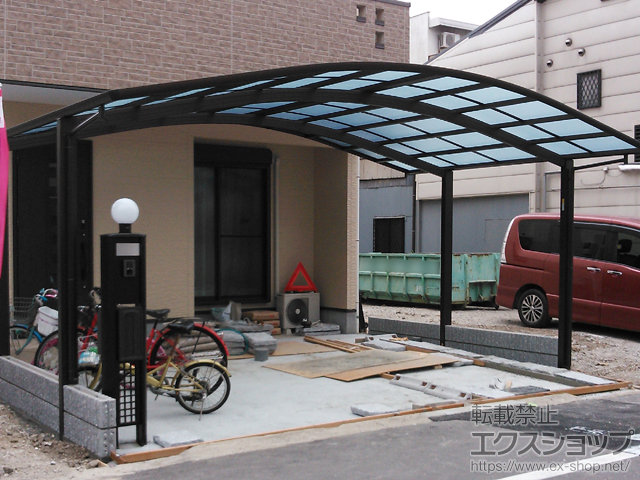 大阪府大阪市ののカーポート レイナツインポートグラン　積雪〜20cm対応 施工例