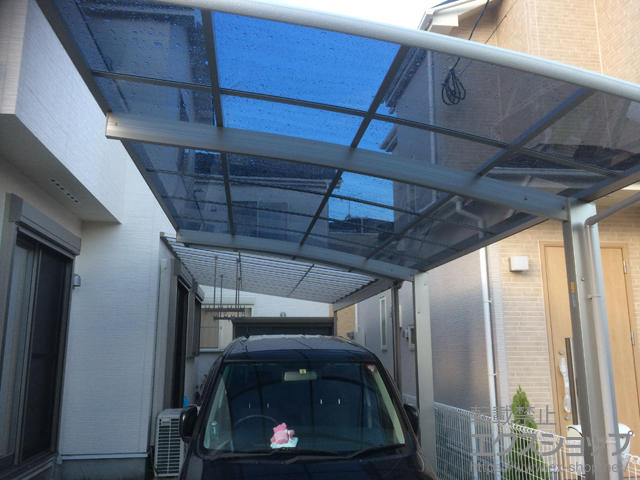 福岡県太宰府市ののカーポート プレシオスポート 積雪〜20cm対応 施工例