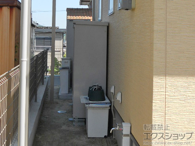 福岡県太宰府市のの物置・屋外倉庫 グランプレステージジャスト(M-195BF)＋付属棚 施工例