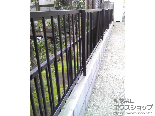 神奈川県相模原市ののフェンス・柵 ハイサモア フリーポールタイプ 施工例