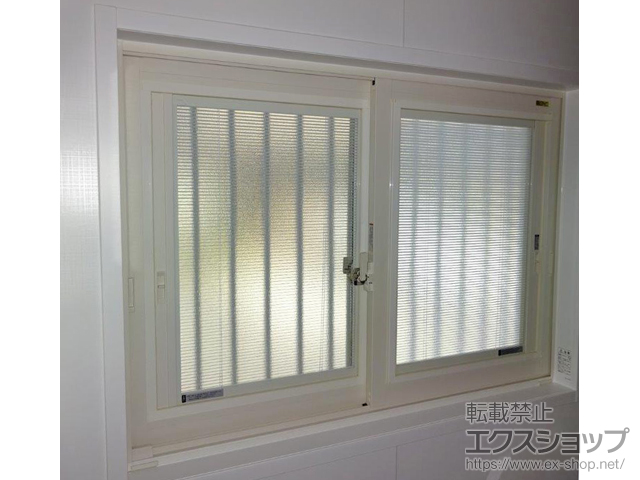 静岡県焼津市のの二重窓（内窓） インプラス ダストバリア仕様 引違い窓(浴室仕様) ユニットバス納まり 2枚建 施工例