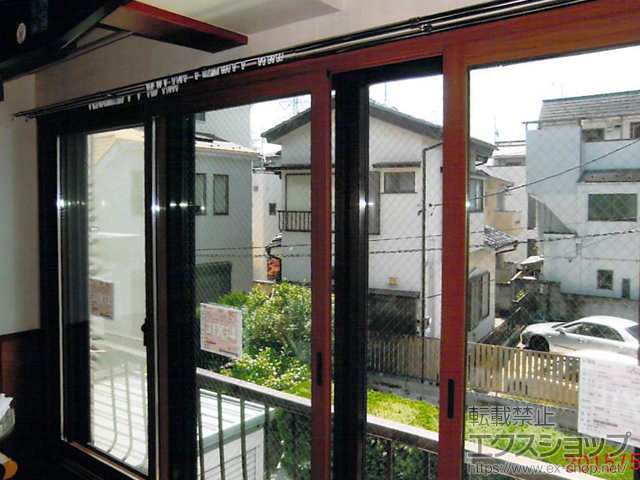 東京都江戸川区のの二重窓（内窓） インプラス ダストバリア仕様 引違い窓 4枚建 施工例