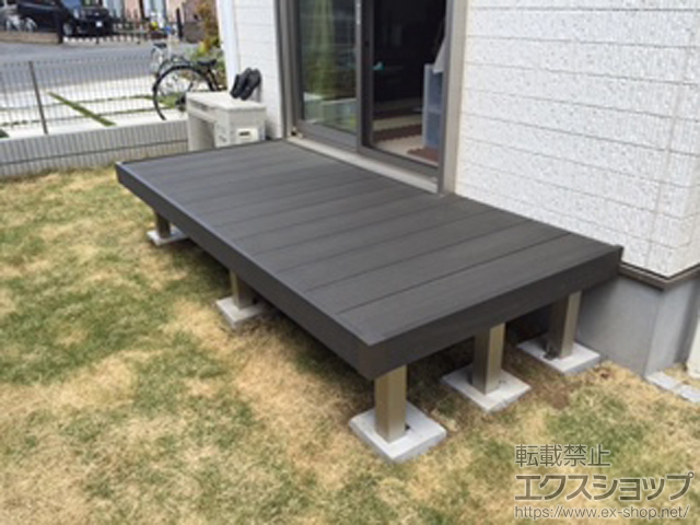 埼玉県ふじみ野市ののウッドデッキ リウッドデッキ 200 施工例