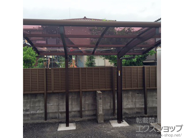 東京都北区ののサイクルポート・駐輪場 レイナポートグランミニ 積雪〜20cm対応 施工例