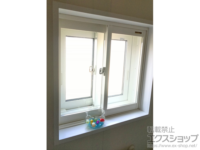 長野県茅野市のの二重窓（内窓） プラマードU引違い窓ユニットバス納まり(額縁下補強材無し) 施工例