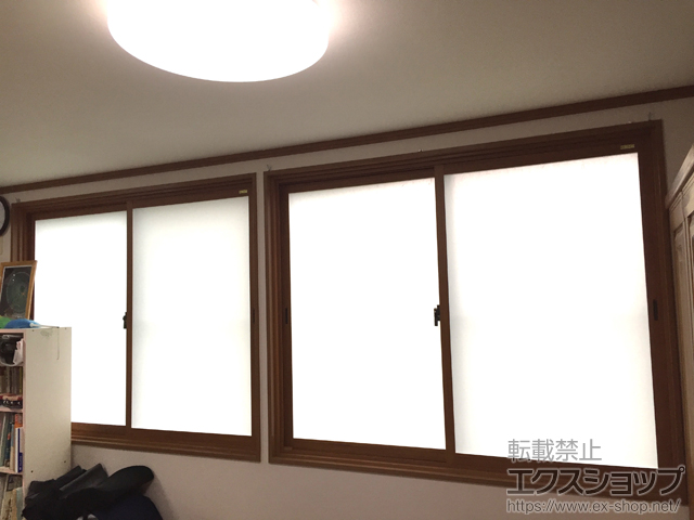 富山県高岡市のの二重窓（内窓） インプラス ダストバリア仕様 引違い窓 2枚建 施工例