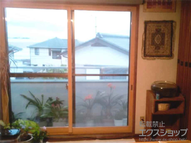 高知県香南市のの二重窓（内窓） インプラス ダストバリア仕様 引違い窓 2枚建 施工例