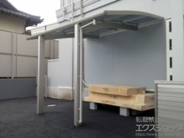 静岡県御殿場市ののサイクルポート・駐輪場 レイナポートグランミニ 積雪〜20cm対応 施工例