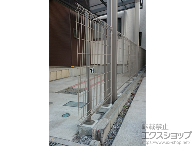 埼玉県川口市ののフェンス・柵 ハイグリッドフェンスN8型 施工例