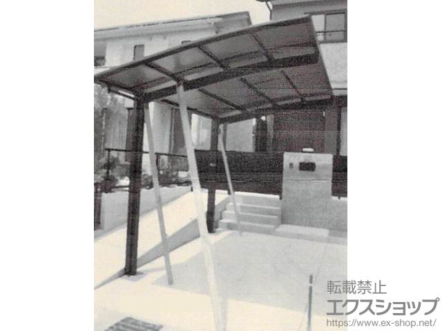 愛知県豊田市のLIXIL リクシル（トステム）のカーポート カーブポートシグマIII 積雪〜20cm対応 施工例