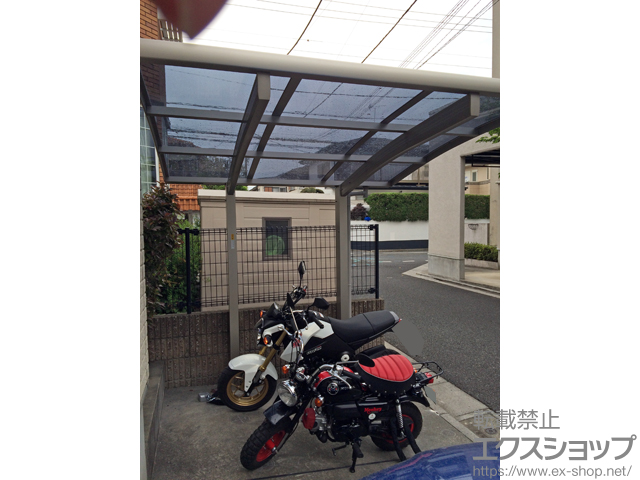 東京都練馬区ののサイクルポート・駐輪場 レイナポートグランミニ 積雪〜20cm対応 施工例