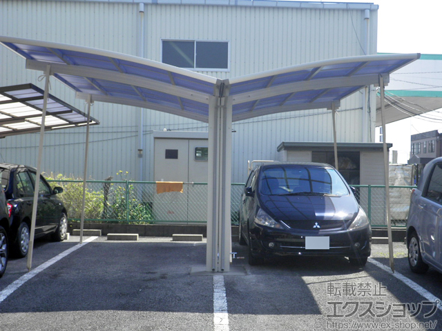 埼玉県八潮市ののカーポート レイナポートグラン Y合掌　積雪〜20cm対応 施工例