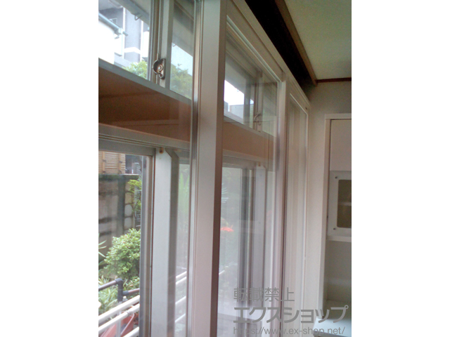 東京都文京区のの二重窓（内窓） プラマードU 引違い窓 2枚建(偏芯仕様) 正(左)勝手 施工例