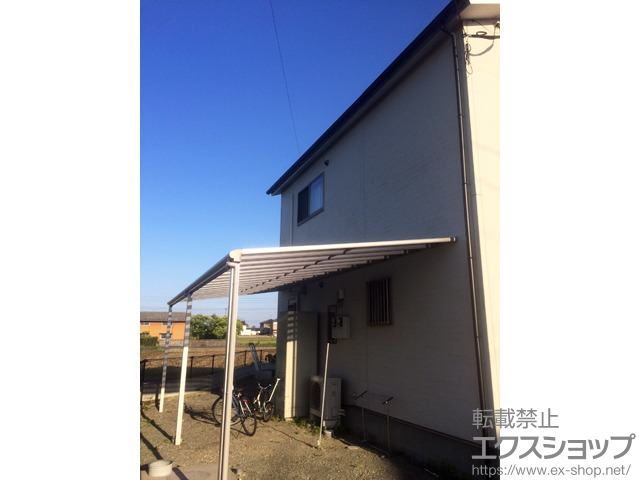 福岡県築上郡築上町ののテラス屋根 ヴェクターテラス F型 テラスタイプ 連棟 積雪〜20cm対応 施工例