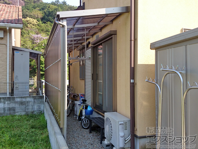 和歌山県西牟婁郡白浜町のLIXIL リクシル（トステム）のストックヤード フリーヤード オープンタイプ 積雪〜20cm対応 施工例