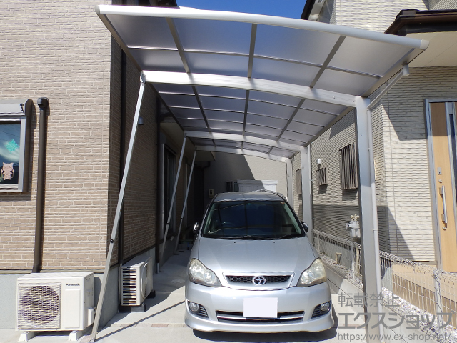 愛知県春日井市ののカーポート レイナポートグラン 延長　積雪〜20cm対応+着脱式サポート 施工例