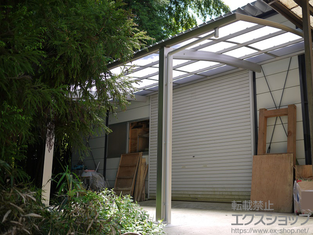 広島県広島市ののカーポート プレシオスポート 積雪〜20cm対応 施工例