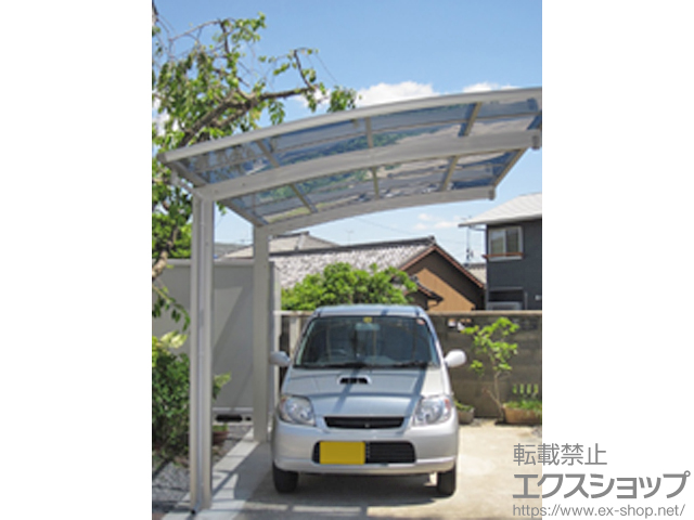愛知県岡崎市ののカーポート プレシオスポート 積雪〜20cm対応＋着脱式補助柱 2本入り 施工例