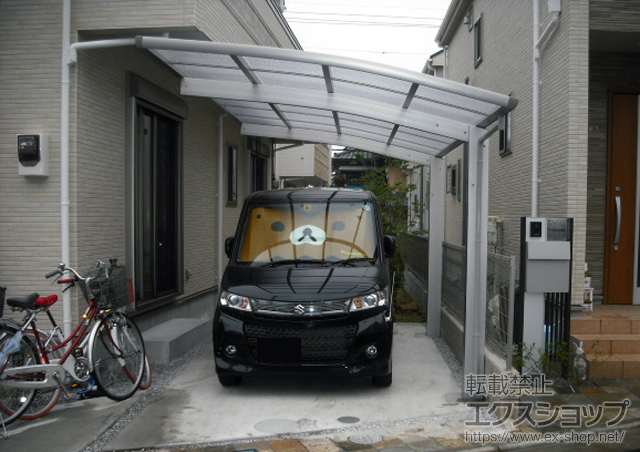 東京都東村山市ののカーポート レイナポートグラン 積雪〜20cm対応 施工例