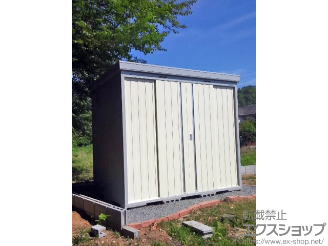 京都府南丹市のの物置・屋外倉庫 ネクスタ 一般型（NXN-50H　FW） 施工例