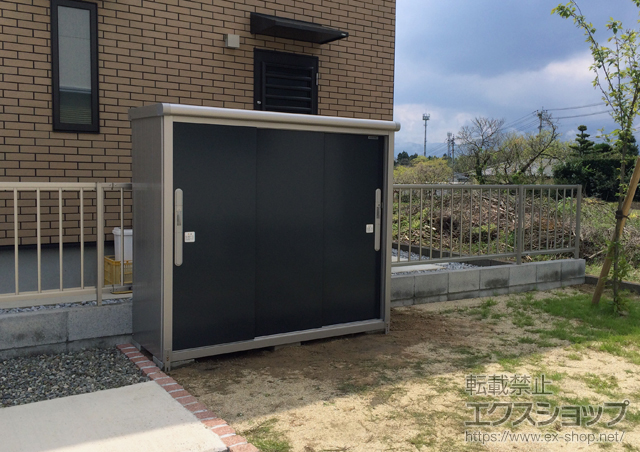 大分県速見郡日出町のの物置・屋外倉庫 エスモ 一般型(ESD-1606EGL) 施工例