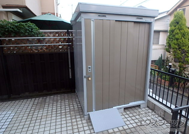 神奈川県横浜市のの物置・屋外倉庫 ネクスタ 一般型(NXN-20S) 施工例