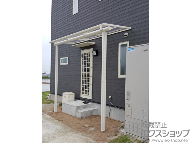 福岡県三潴郡大木町ののテラス屋根 ヴェクターテラス F型 テラスタイプ 単体 積雪〜20cm対応 施工例