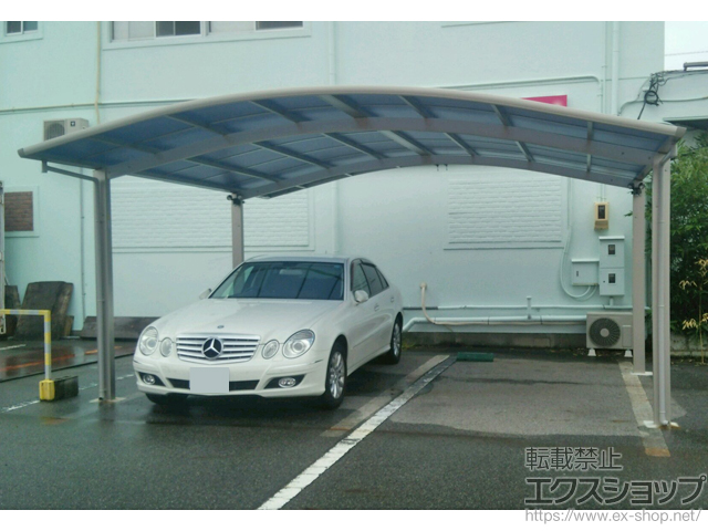 愛知県豊田市ののカーポート プレシオスポート ワイド 積雪〜20cm対応 施工例